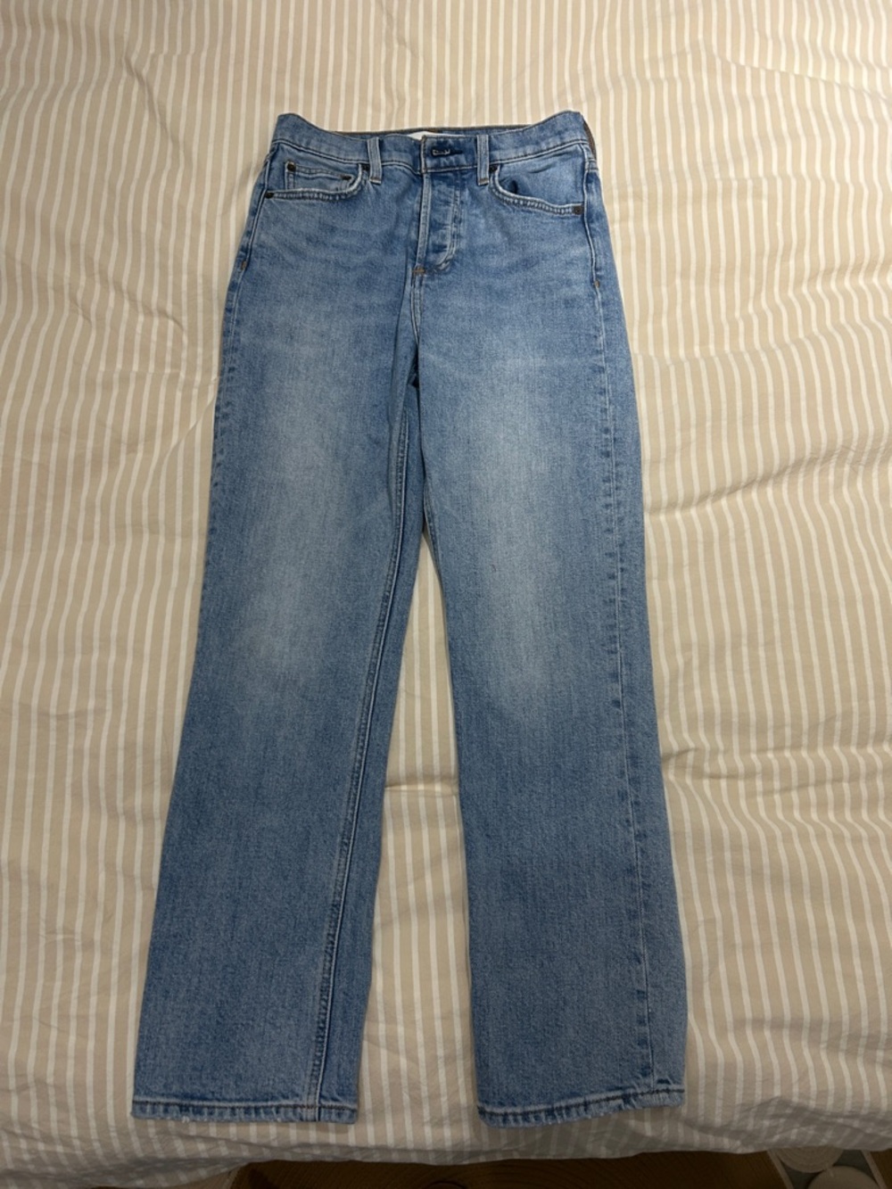 Denim Forum Arlo High Rise Straight Jean